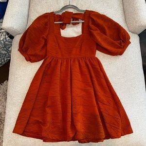Free People Violet Mini Dress Brandy Color Size XS